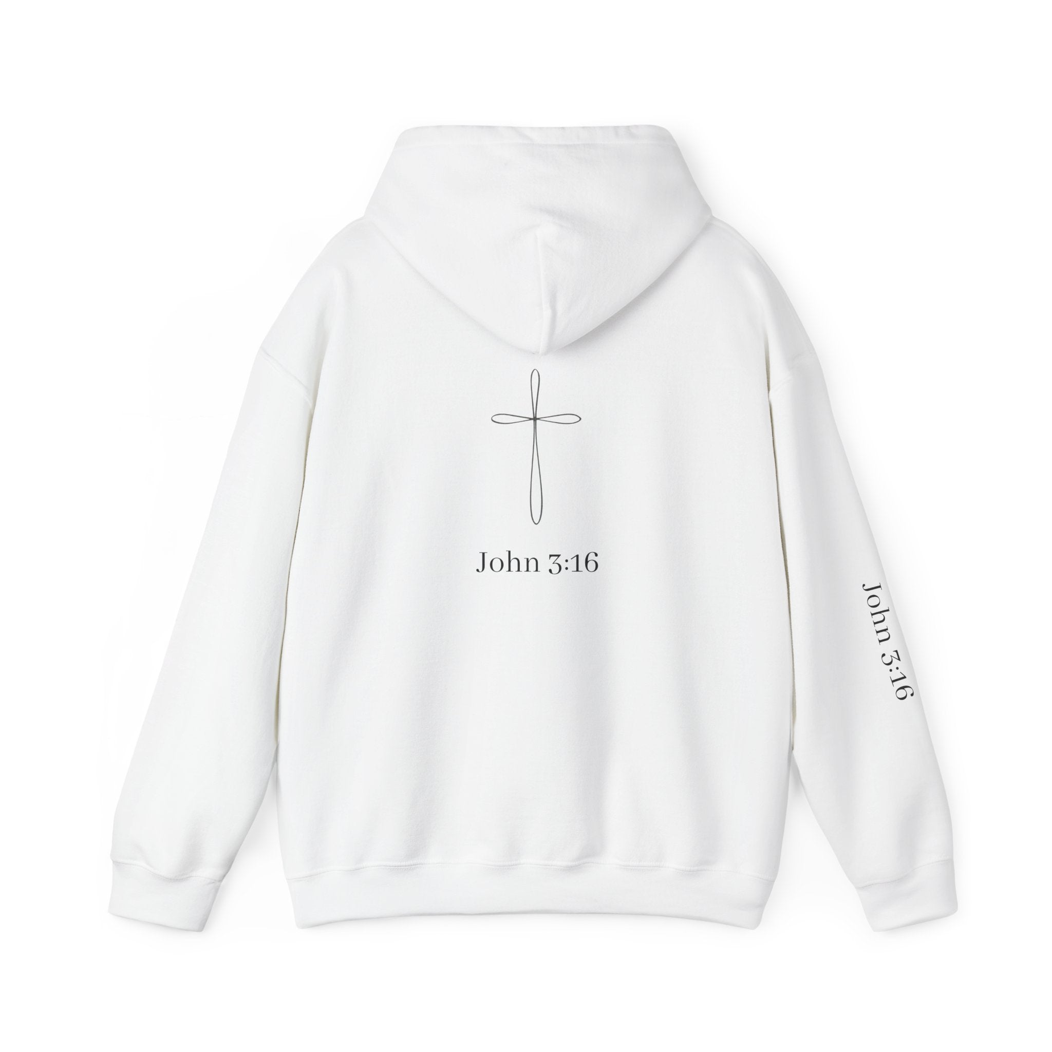 John 3:16 Cross Hoodie